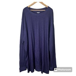 Kingsize Men’s Longsleeve Thermal Waffle Knit Shirt 6XL Tall